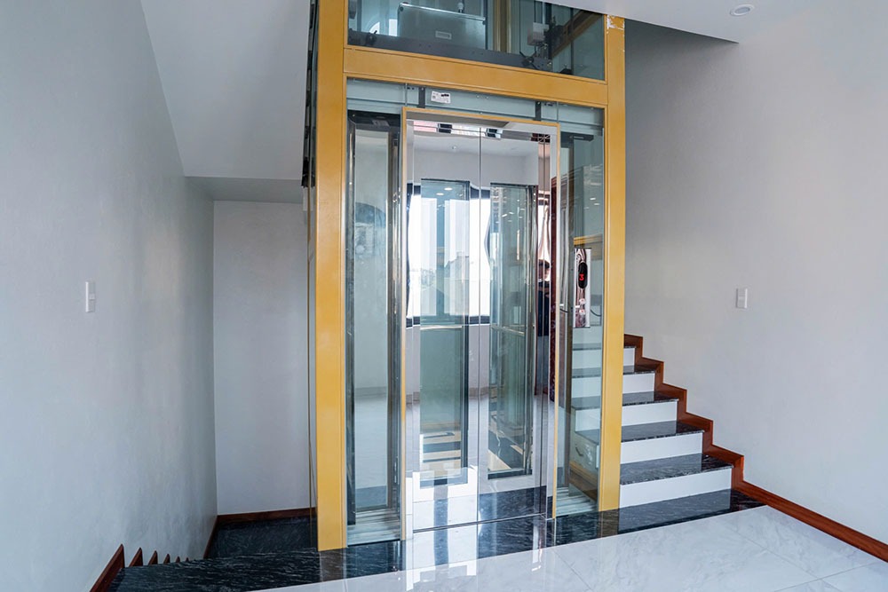 bản vẽ thang máy kính 3