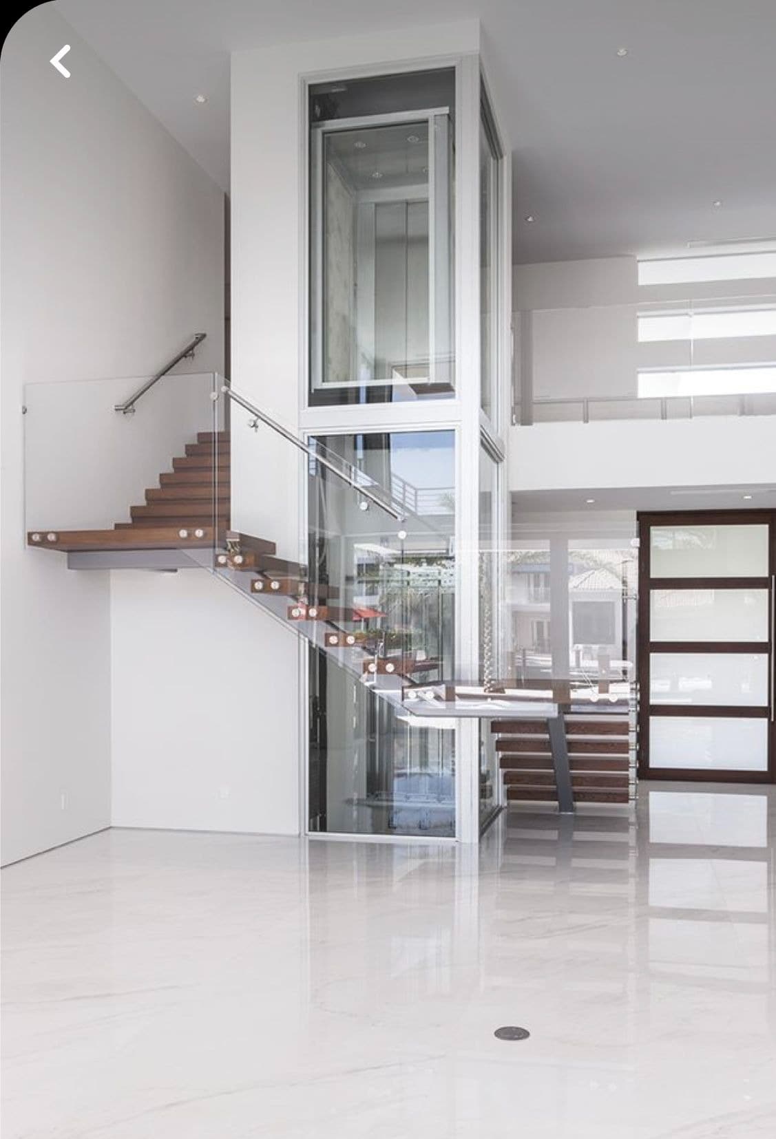 kích thước thang máy kính 350kg 2