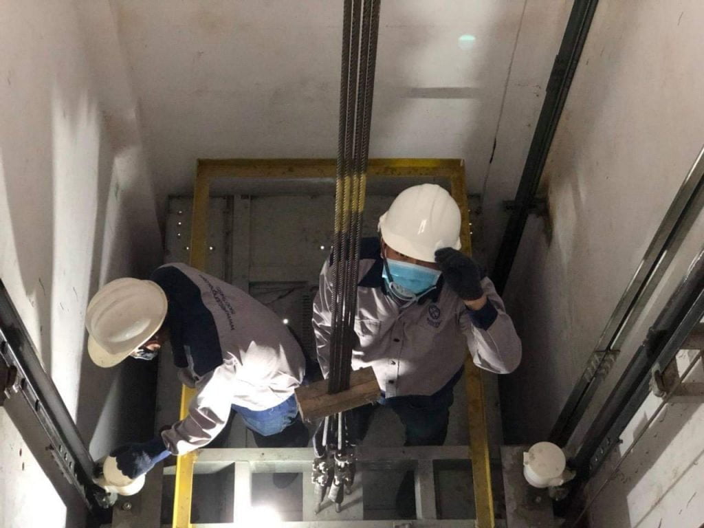 quy trình bảo trì thang máy 3