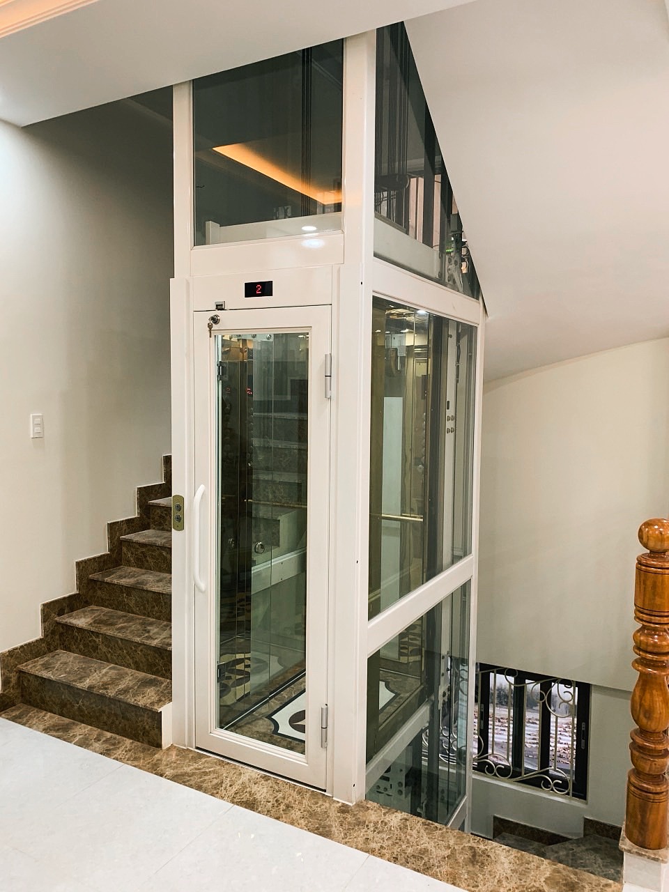 thang máy cho nhà cải tạo