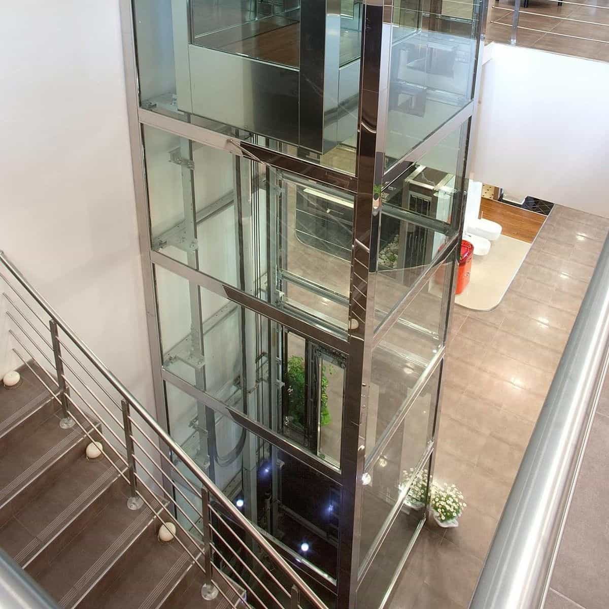 Mối quan hệ giữa số tầng và giá thang máy gia đình 200kg