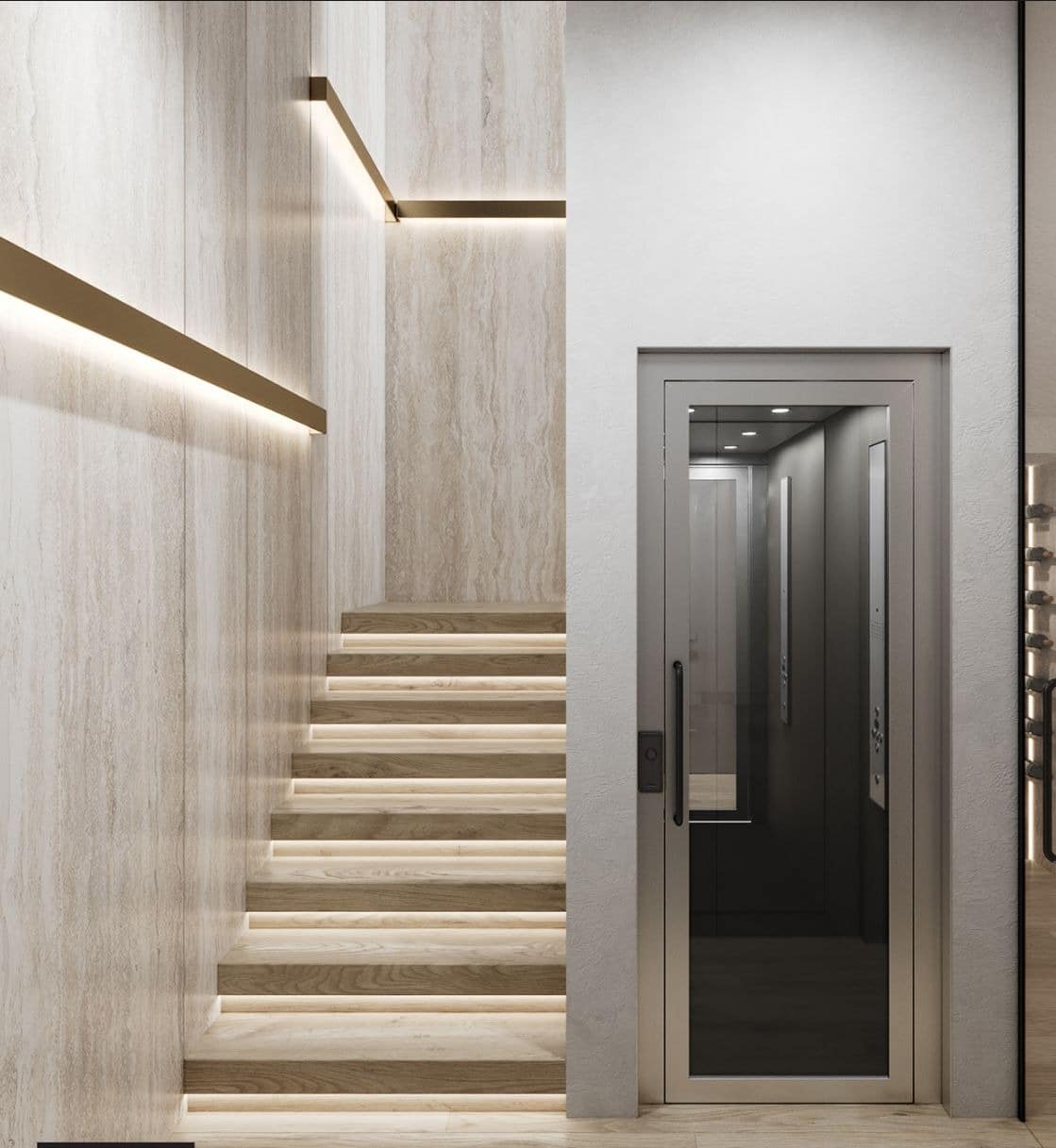 Thang máy gia đình 350kg là tải trọng lý tưởng cho 4-5 người, đạt sự cân bằng tối ưu về công năng và kích thước lắp đặt.